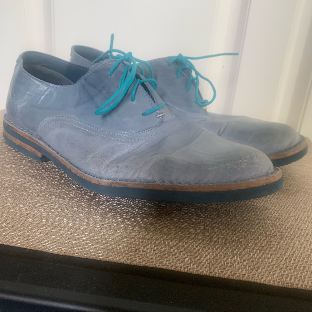 Men’s Blue Leather Otisopse Oxford